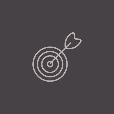 dart tahtası hedef simgesini