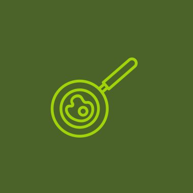 sahanda yumurta tava simgesi