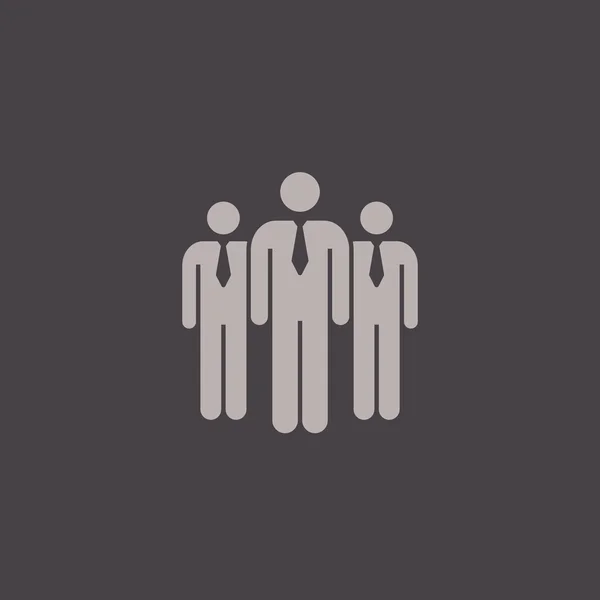 Grupo de pessoas ícone — Vetor de Stock