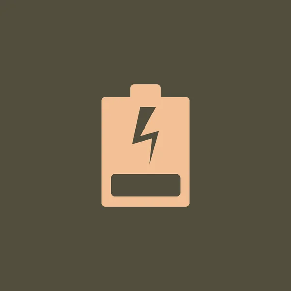 Charging battery icon — Stock Vector