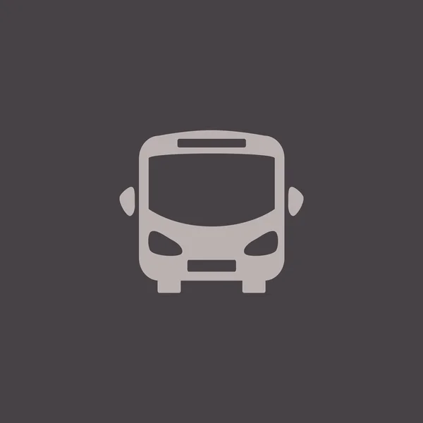 Icône plate de bus — Image vectorielle