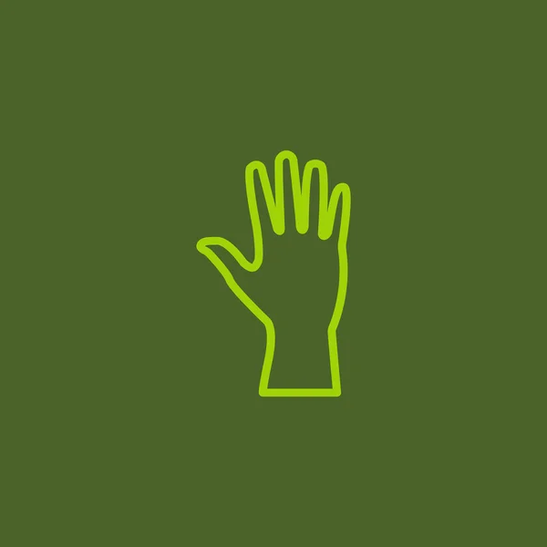 Menselijk handpictogram — Stockvector