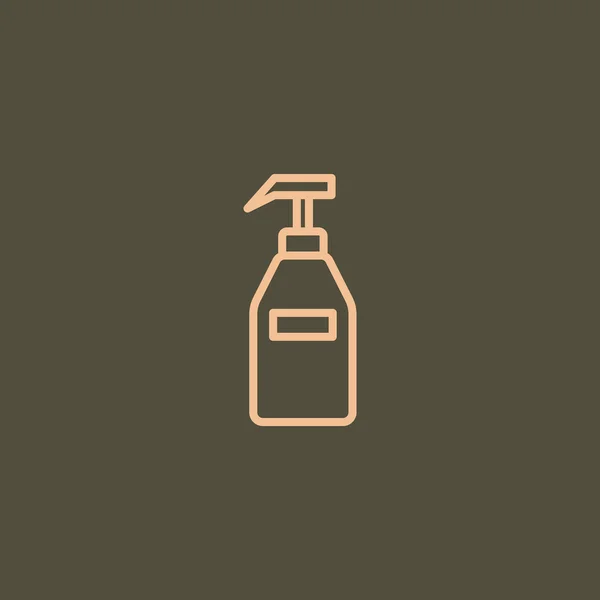 Gel, sabão, ícone do recipiente de espuma —  Vetores de Stock