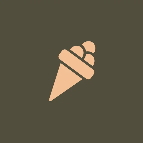 Icono de helado — Archivo Imágenes Vectoriales