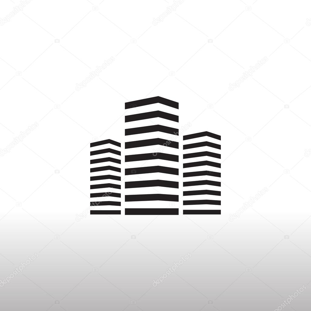 Ciudad rascacielos icono Vector de stock #118759170 de ©Mr.Webicon, image size:1024x1024