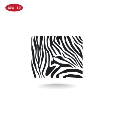 Zebra deri desen simgesi