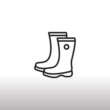 Lastik çizmeler simgesi