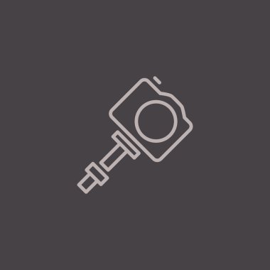 monopod selfie simgesi