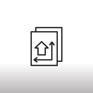 İnşaat planı simgesi