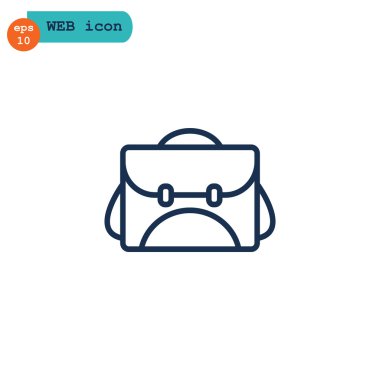 okul çantası simgesi