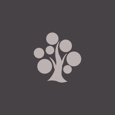 soyut ağaç simgesi