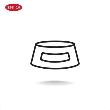 kase için evde beslenen hayvan yiyecek simgesi