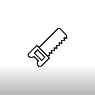 demir testeresi aracı simgesini