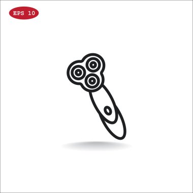 tıraş makinesi simgesini