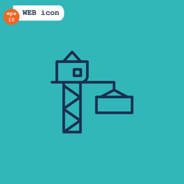 inşaat vinç simgesi