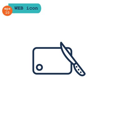 bıçak ve kesim Panosu simgesi