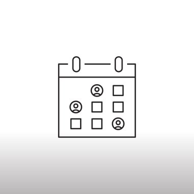 İş Planlama Simgesi