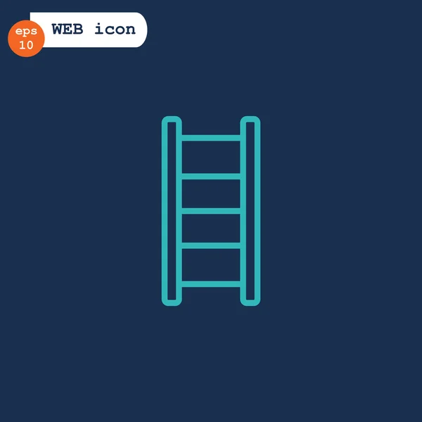 Escada web ícone — Vetor de Stock