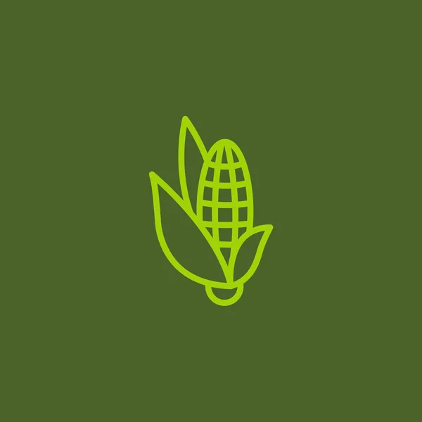 Corn cob icon — Stock Vector