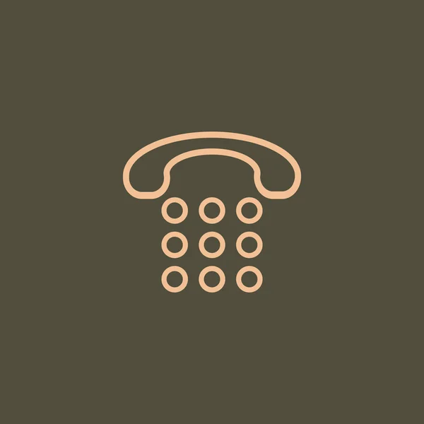 Telefoon, oproep pictogram — Stockvector