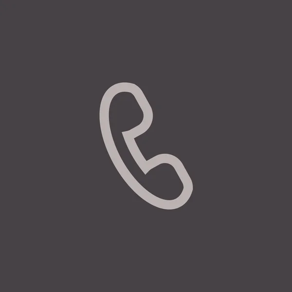 Telefoon, oproep pictogram — Stockvector