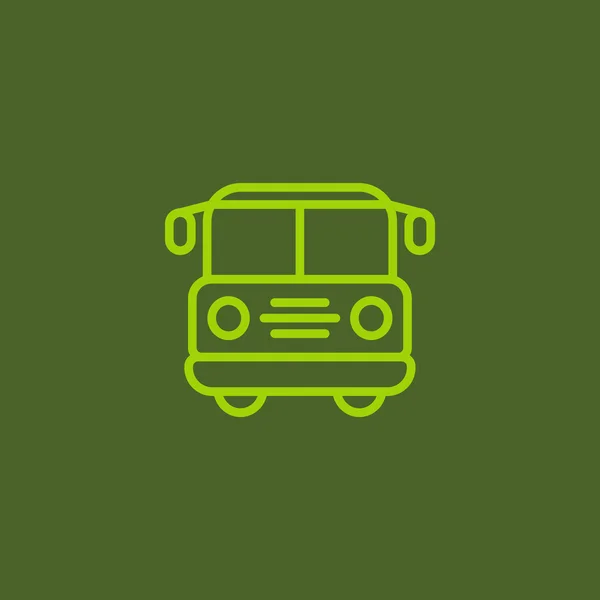 Bus transport icon — Stock Vector