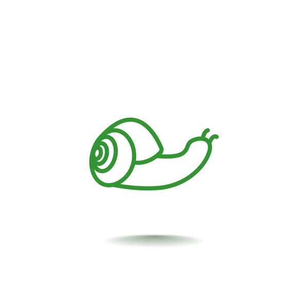 Ikona zwierzę ślimak — Wektor stockowy