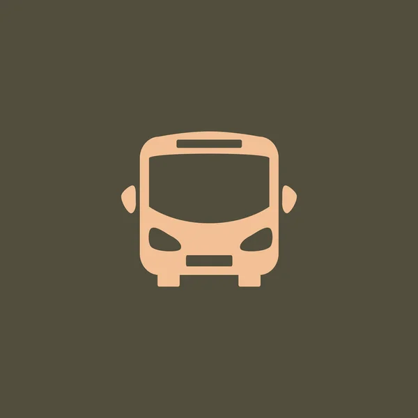 Bus vervoer pictogram — Stockvector