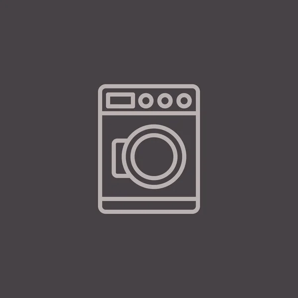 Pictogram wasmachine — Stockvector