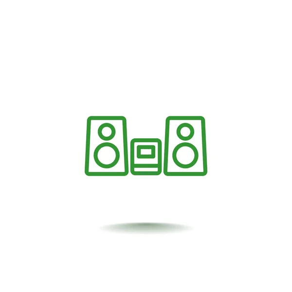 Acoustic system icon — Stock Vector