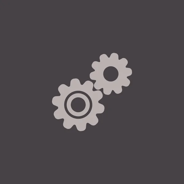 Engranaje ruedas mecanismo icono — Vector de stock