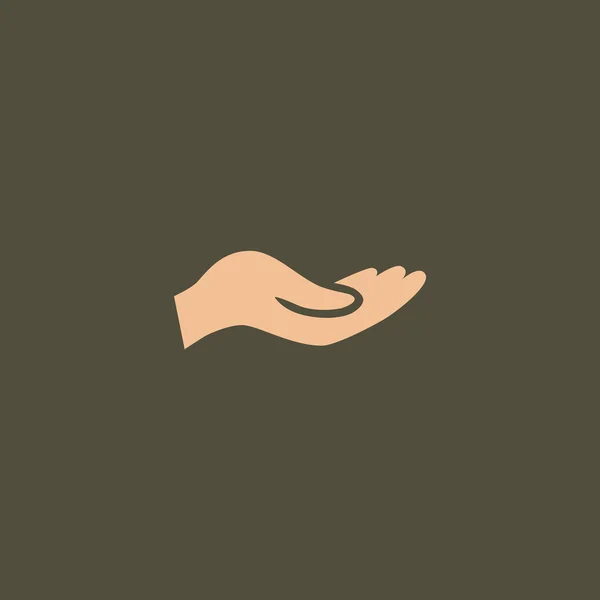 Empty hand icon — Stock Vector