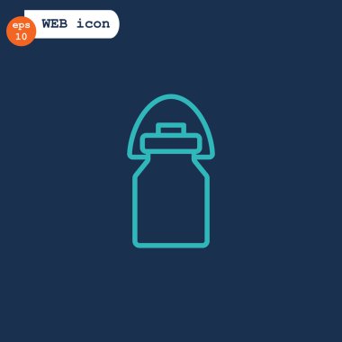 süt teneke kutu simgesi