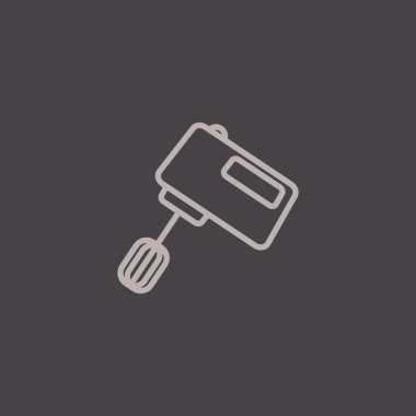 mutfak elektrikli karıştırıcı simgesini