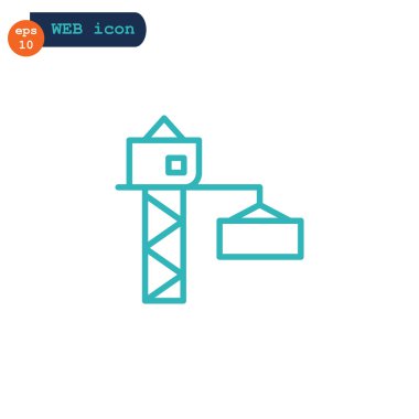 inşaat vinç simgesi