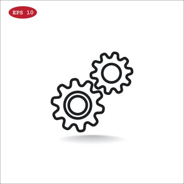dişli, cogwheels simgesi