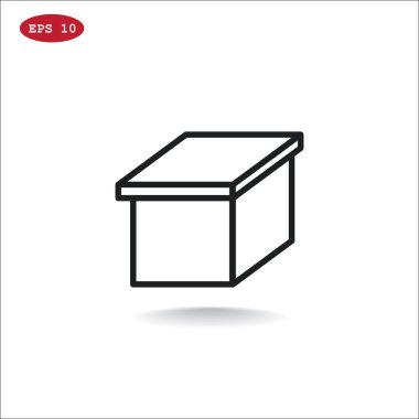 Karton Kutu Simgesi