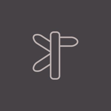 yön işareti simgesi