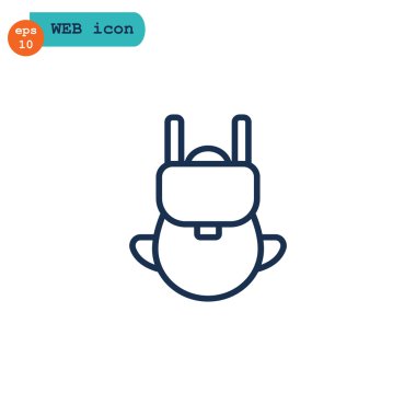 çanta turist web simgesi