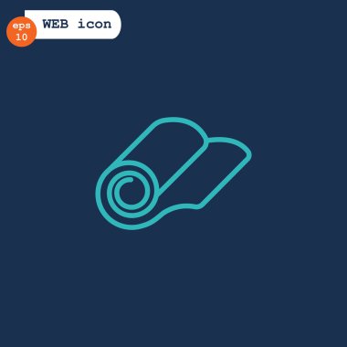 rulo duvar kağıdı simgesinin