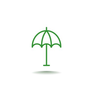 Plaj Şemsiyesi Simgesi