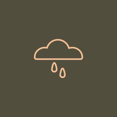 yağmur bulutu simgesi
