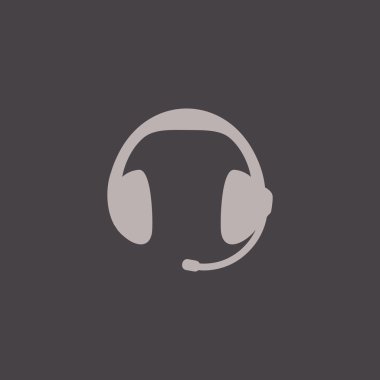 kulaklık mikrofon simgesi