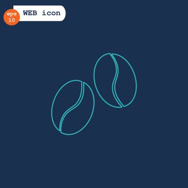 kahve çekirdeği ikonu