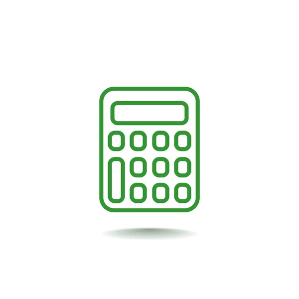 Calculadora, ícone de contabilidade — Vetor de Stock