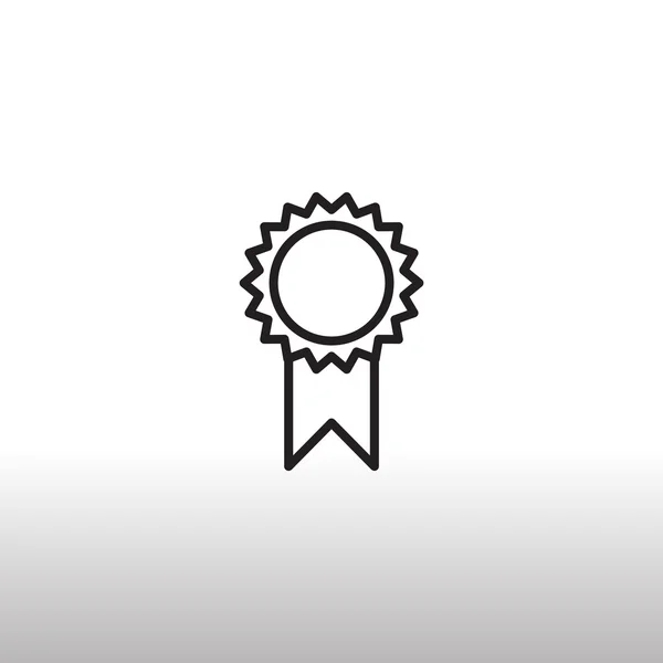 Award medaille pictogram — Stockvector