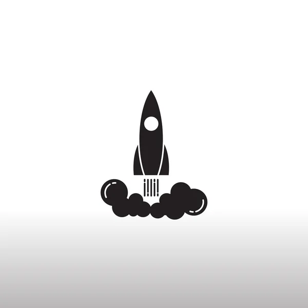 Space rocket icon — Stock Vector