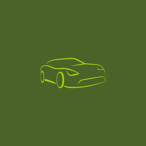 Sport auto pictogram — Stockvector