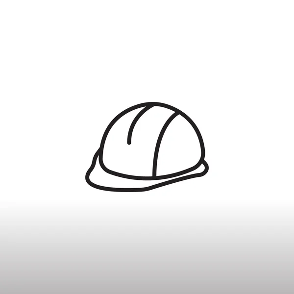 Hard hat icon — Stock Vector