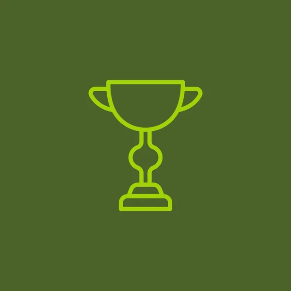 Kampioen cup pictogram — Stockvector